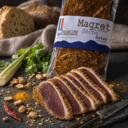 Magret de canard séché Satay 350g – Le Picnic Français