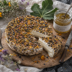 La Comtesse aux Fleurs 350g — croûte recouverte de fleurs sauvages comestibles — Le Picnic Français