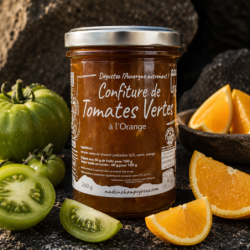 Confiture de tomates vertes à l'orange 260g – Made in Champeyroux