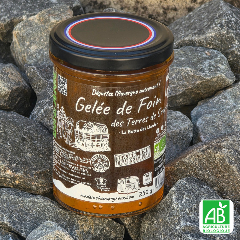 Gelée de foin Terres des Sources Bio 250g bocal – Le Picnic Français
