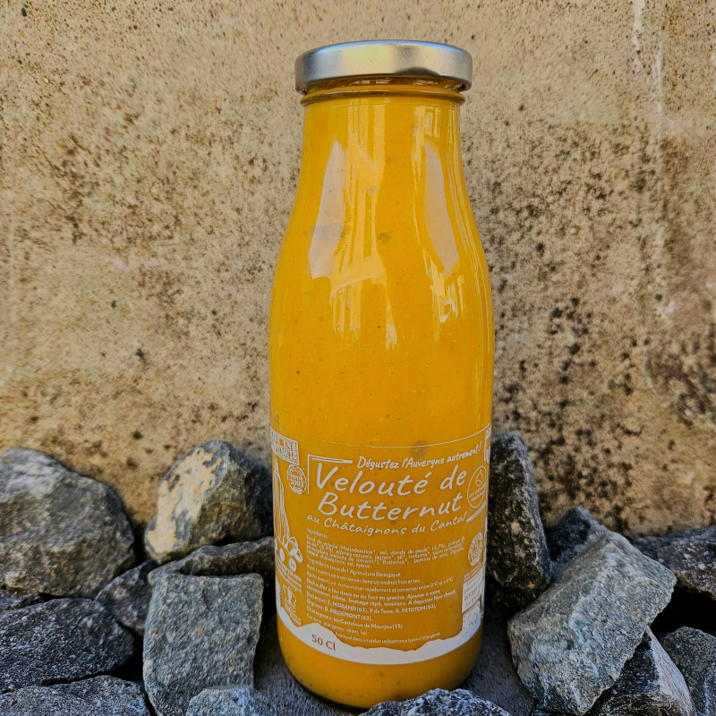 Velouté Butternut châtaignes du Cantal artisanal bocal – Le Picnic Français