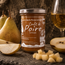 Confit de poire au vin jaune du Jura 250g – Le Picnic Français