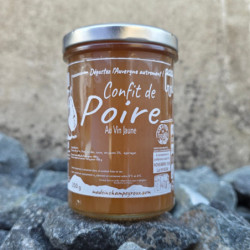Confit de poire au vin jaune 250g – Made in Champeyroux
