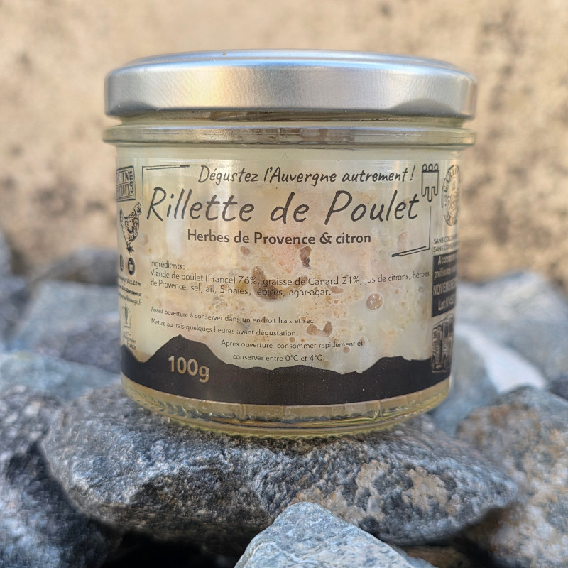 Rillette de poulet aux herbes et citron maison – Le Picnic Français