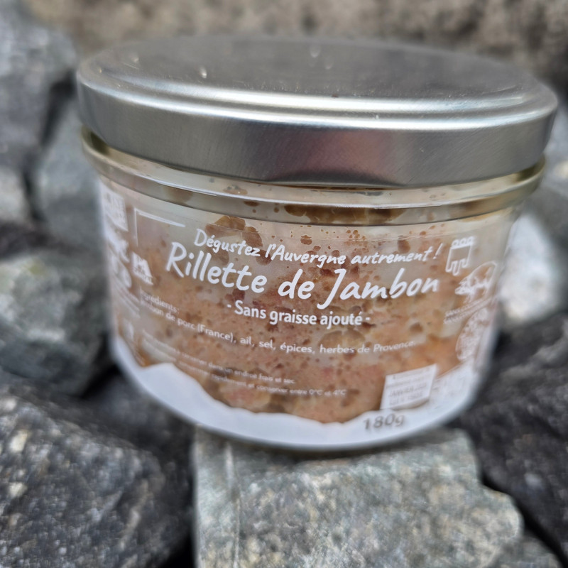 Rillette de jambon artisanale porc du Cantal Auvergne – Le Picnic Français