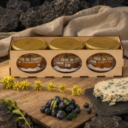 Coffret Pâtés Auvergne en boîte bois avec gentiane