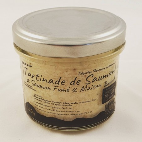 Tartinade de saumon et saumon fumé