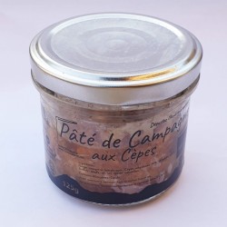 Paté de campagne aux cèpes