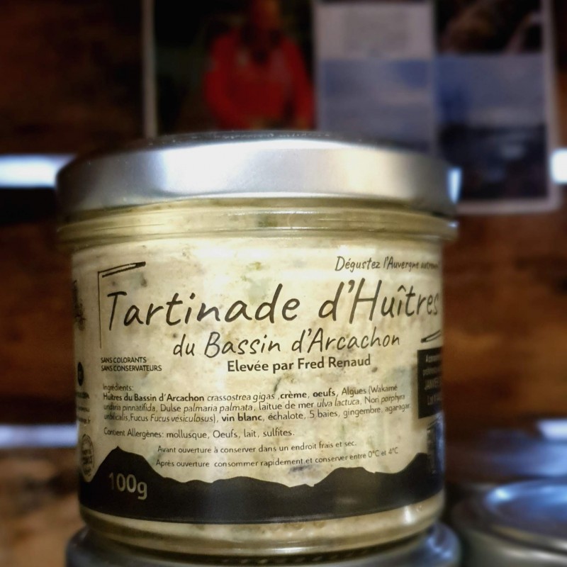 tartinade d'huîtres d'Arcachon