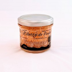 Rillette de poulet rôti